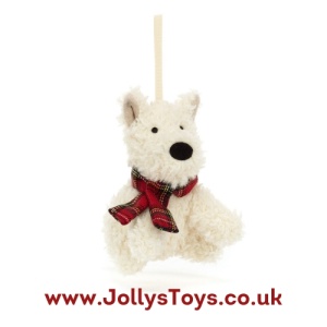 Jellycat Munro Scottie Dog Decoration